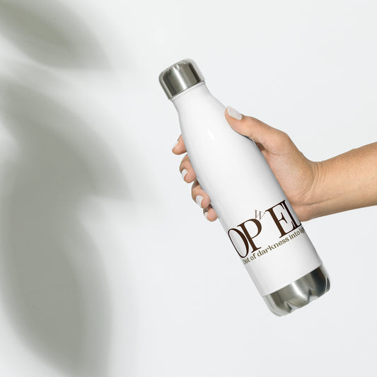 Out of Darkness into Light - Stainless Steel Water Bottle